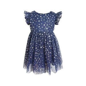 Popatu Girls  Party Dress, Navy